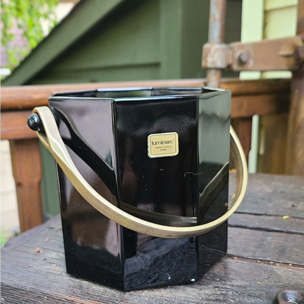 💎 2 for $60 💎 🍾 Vintage Glass Ice Bucket